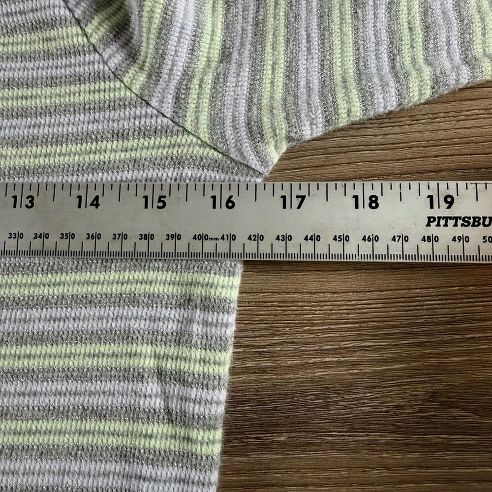 Victoria's Secret Thermal Pajama Set Womens‎ Small Green Gray Cozy Sleepwear PJs